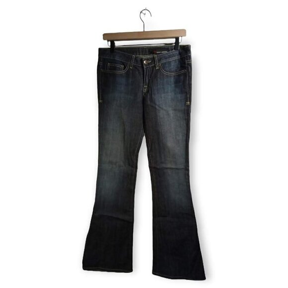 𝅺people's Liberation Karen Flare Leg Jeans Size 27 - Picture 1 of 3